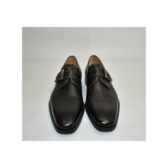 Magnanni Carey Monk Strap Loafer  Gray Size 10M main image 4